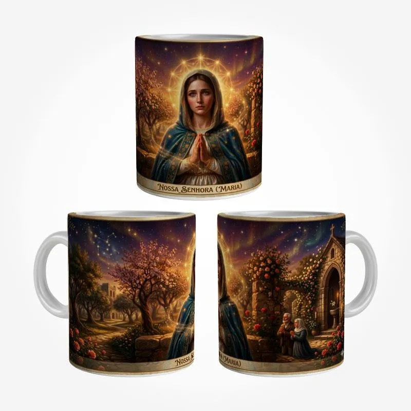 Caneca Nossa Senhora Arte Panorâmica 325 ml