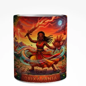 Caneca Orixá Iansã Arte Panorâmica 325 ml