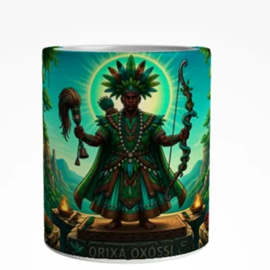 Caneca Orixá Oxossi Arte Panorâmica 325 ml