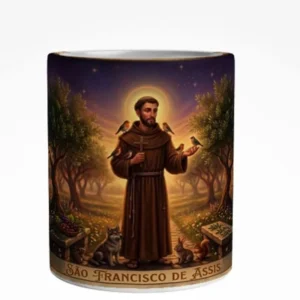 Caneca São Francisco de Assis Arte Panorâmica 325 ml