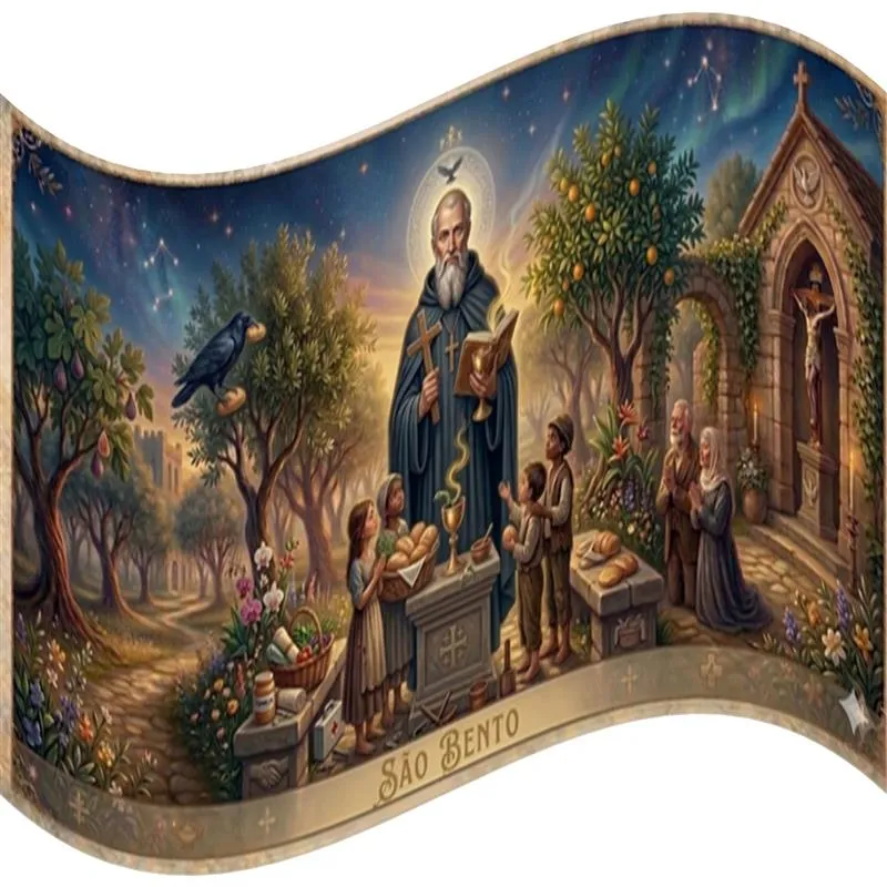 Caneca São Bento Arte Panorâmica 325 ml - Imagem 2