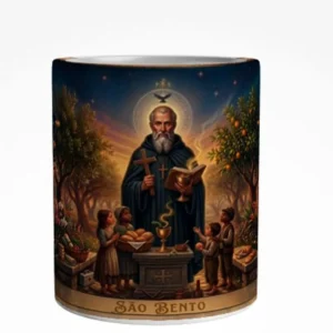 Caneca São Bento Arte Panorâmica 325 ml