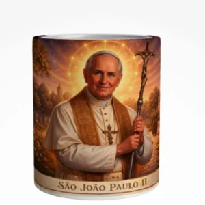 Caneca São João Paulo II Arte Panorâmica 325 ml