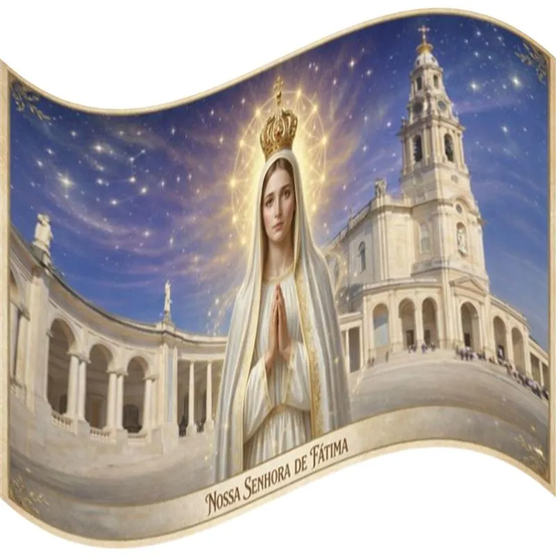 Caneca Nossa Senhora de Fátima Arte Panorâmica