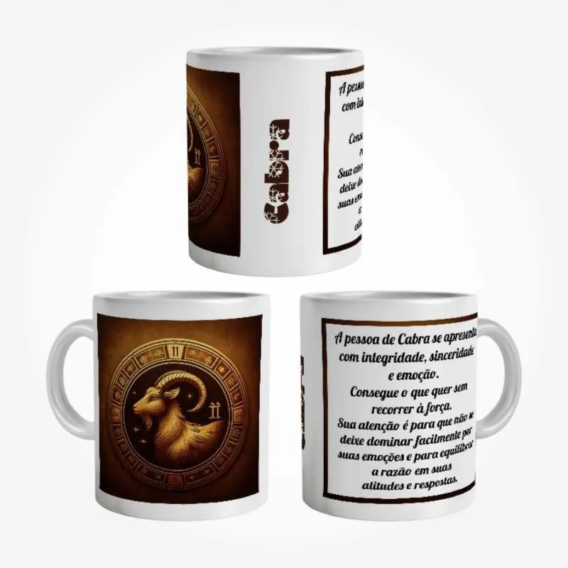 Caneca Horóscopo Chinês Signo de Cabra 325 ml - Imagem 3