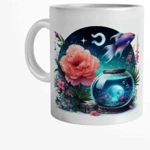 Caneca Personalizada Mulher de Aquário com Nome 325 ml
