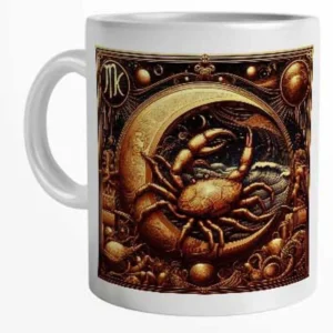 Caneca Personalizada Homem de Câncer com Nome 325 ml