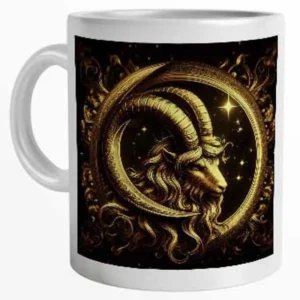 Caneca Personalizada Homem de Capricórnio com Nome 325 ml