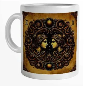Caneca Personalizada Homem de Gêmeos com Nome 325 ml