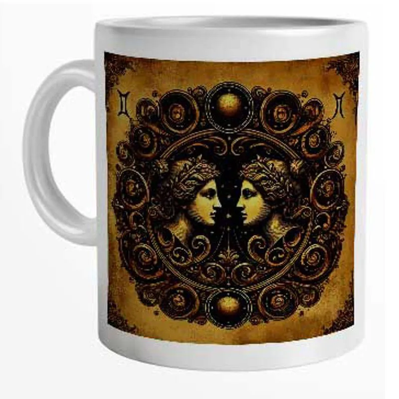 Caneca Personalizada Homem de Gêmeos com Nome 325 ml