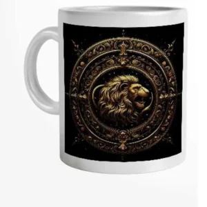 Caneca Personalizada Homem de Leão com Nome 325 ml