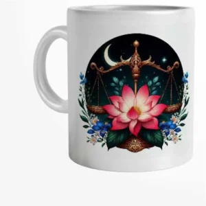 Caneca Personalizada Mulher de Libra com Nome 325 ml