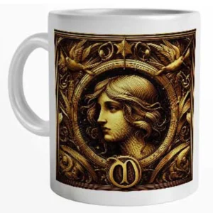 Caneca Personalizada Homem de Virgem com Nome 325 ml