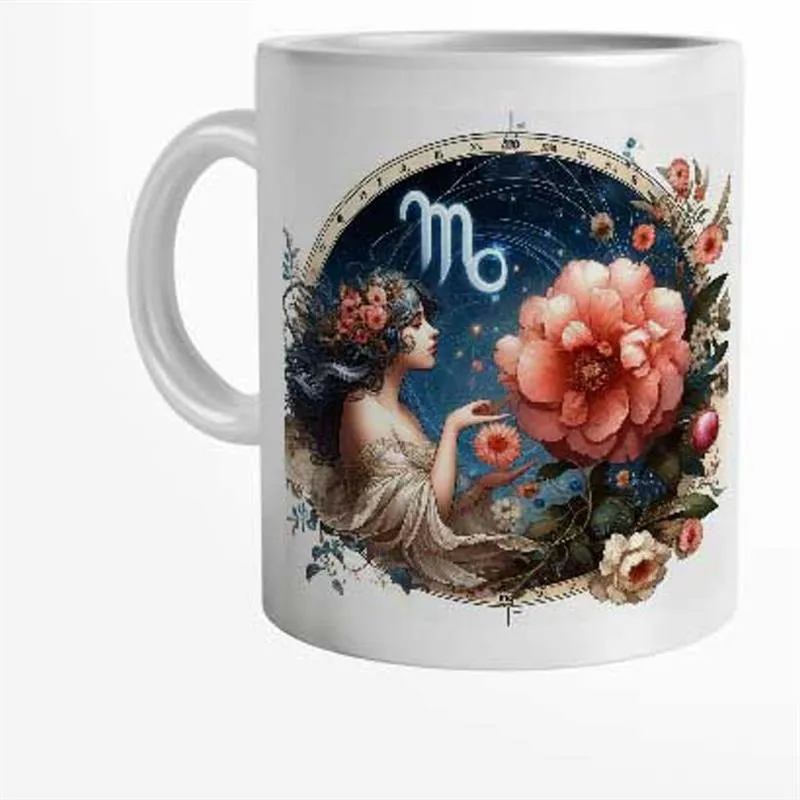 Caneca Personalizada Mulher de Virgem com Nome 325 ml