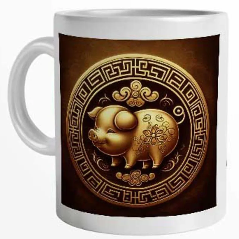 Caneca Horóscopo Chinês Signo de Porco 325 ml