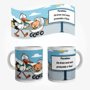 Caneca Você vai ser vovô Arte Panorâmica
