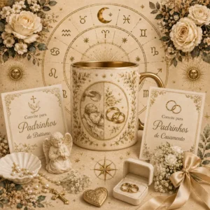 Caneca padrinhos batismo/casamento