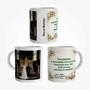 caneca convite madrinha de casamento