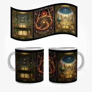 Caneca de Cerâmica Tarô Arcano 10