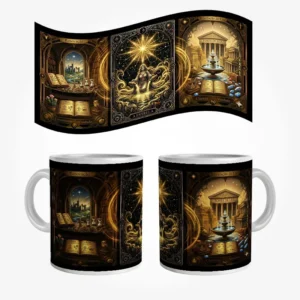 Caneca de Cerâmica Tarô Arcano 17