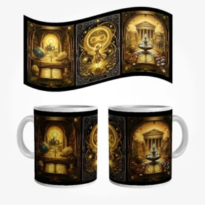 Caneca de Cerâmica Tarô Arcano 21